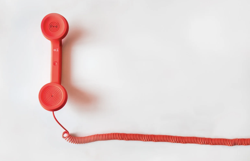 deco Teléfono rojo